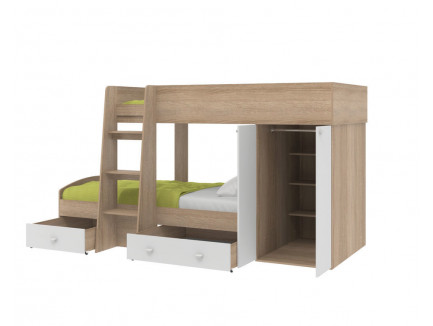Двухъярусная кровать для мальчиков Golden Kids-2, спальные места 200х90 см